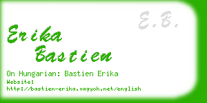 erika bastien business card